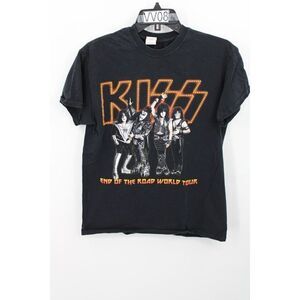 KISS End Of The Road World Tour Shirt Size M Vintage Style Band Rock Metal